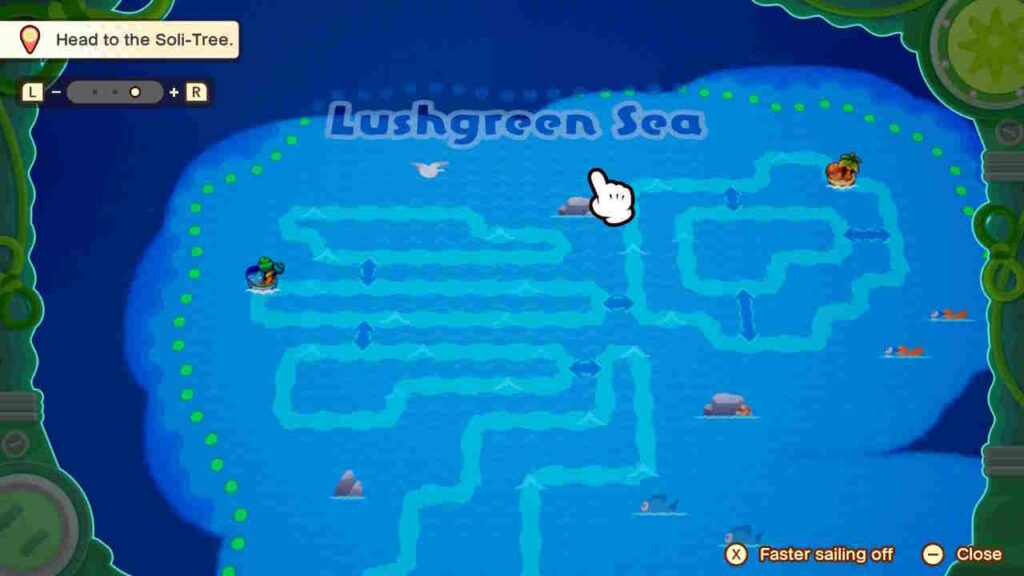 Sailing in Mario & Luigi Brothership