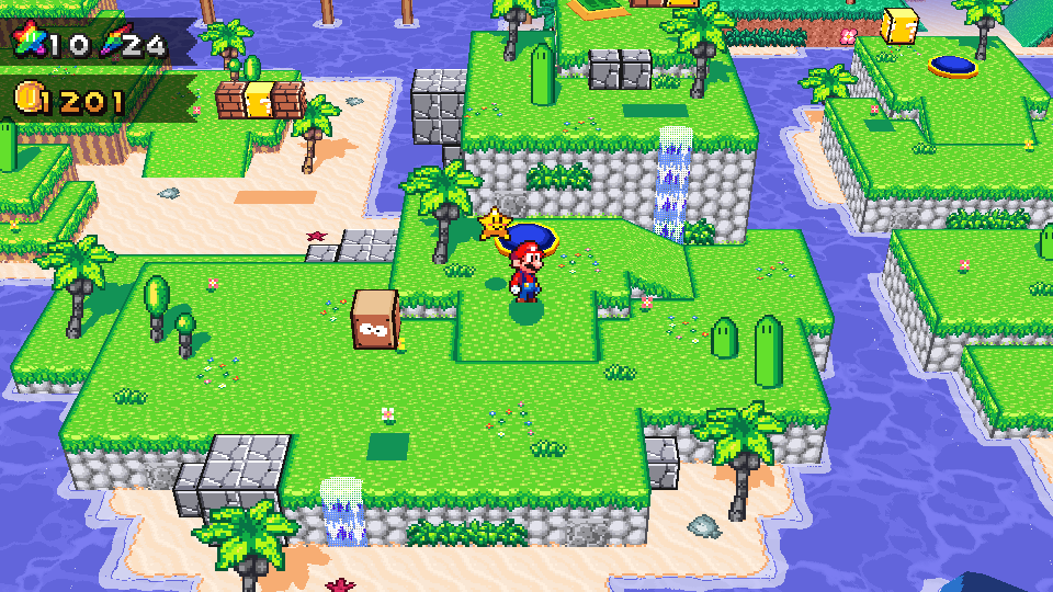 Mario & The Rainbow Stars Overworld