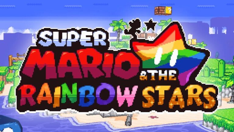 Super Mario and the Rainbow Stars Banner