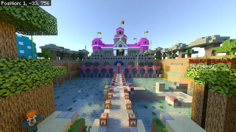 Bowser's Inside Story in Minecraft
