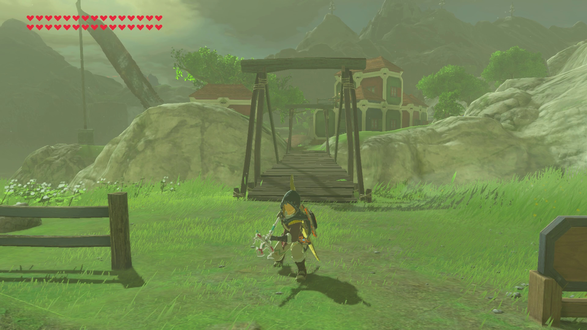 Link Using Mipha's Lightscale Trident