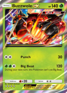 Pokemon TCG Pocket Buzzwole EX Card