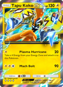 Pokemon TCG Pocket Tapu Koko EX Card