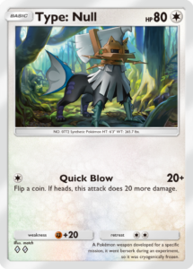 Pokemon TCG Pocket Type: Null Card
