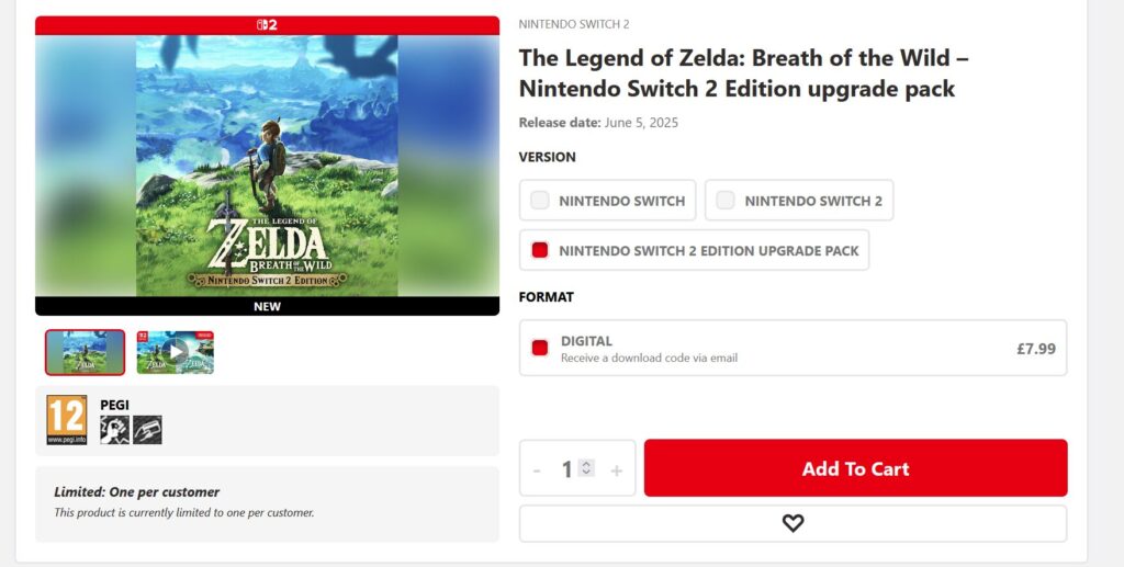 Zelda BotW Upgrade Pack