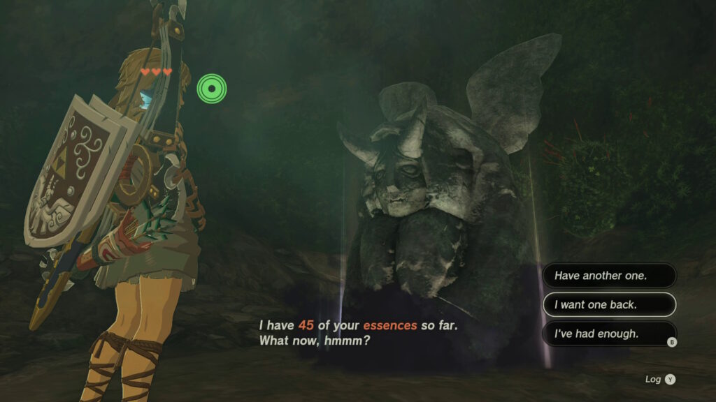 Link has 40+ essences stored