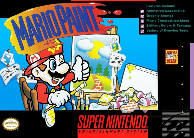 Mario Paint Box Art