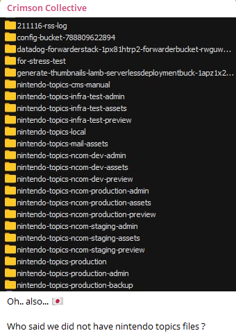 Supposed Nintendo Files