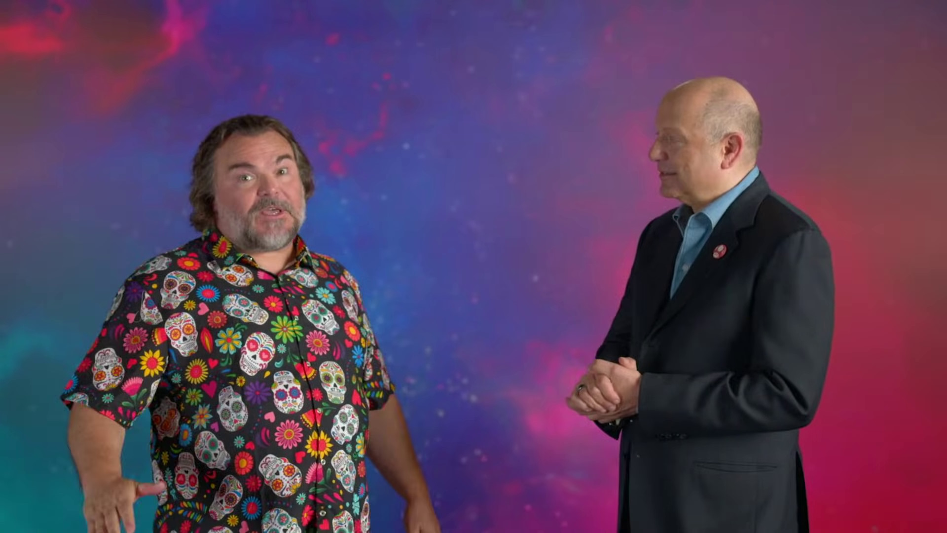 Jack Black speaks to Chris Meledandri