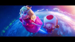 Peach and Toad Blast Into Space