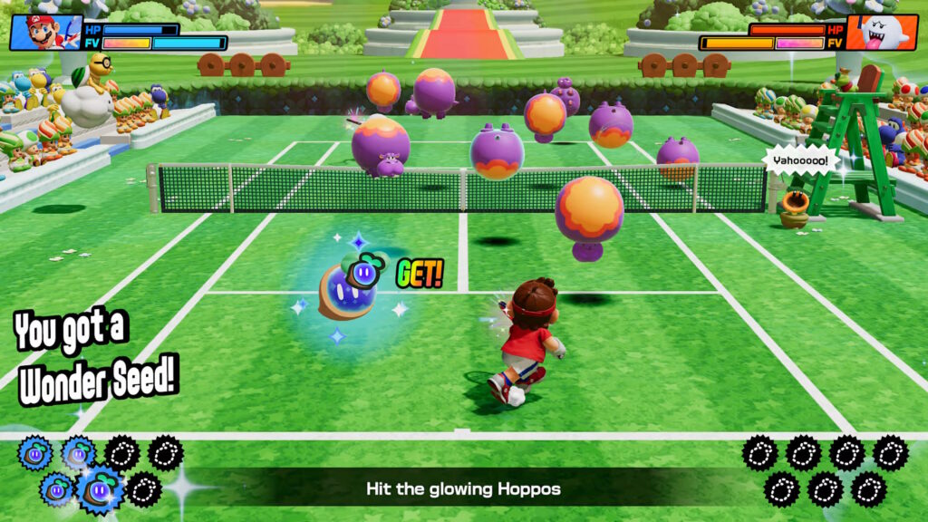 Mario Tennis Fever Flower Kingdom Court