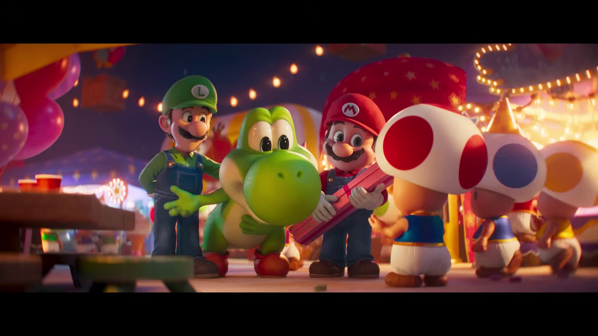 Yoshi Meets Toad in The Super Mario Galaxy Movie