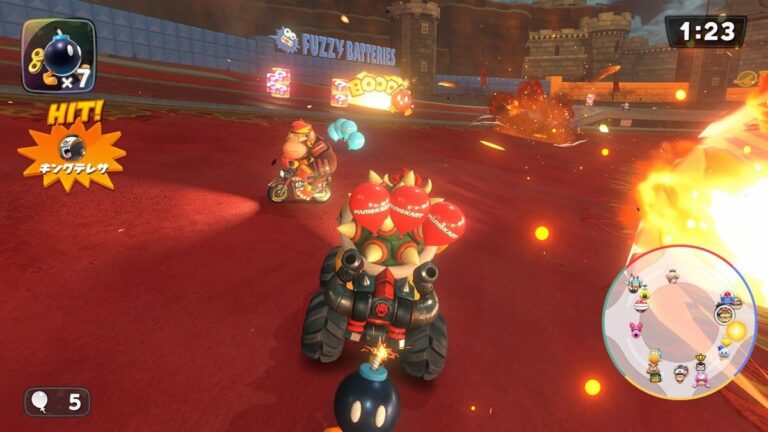 Bob-omb Blast in Mario Kart World