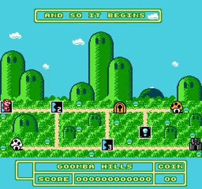 Mario Memories Grass Map
