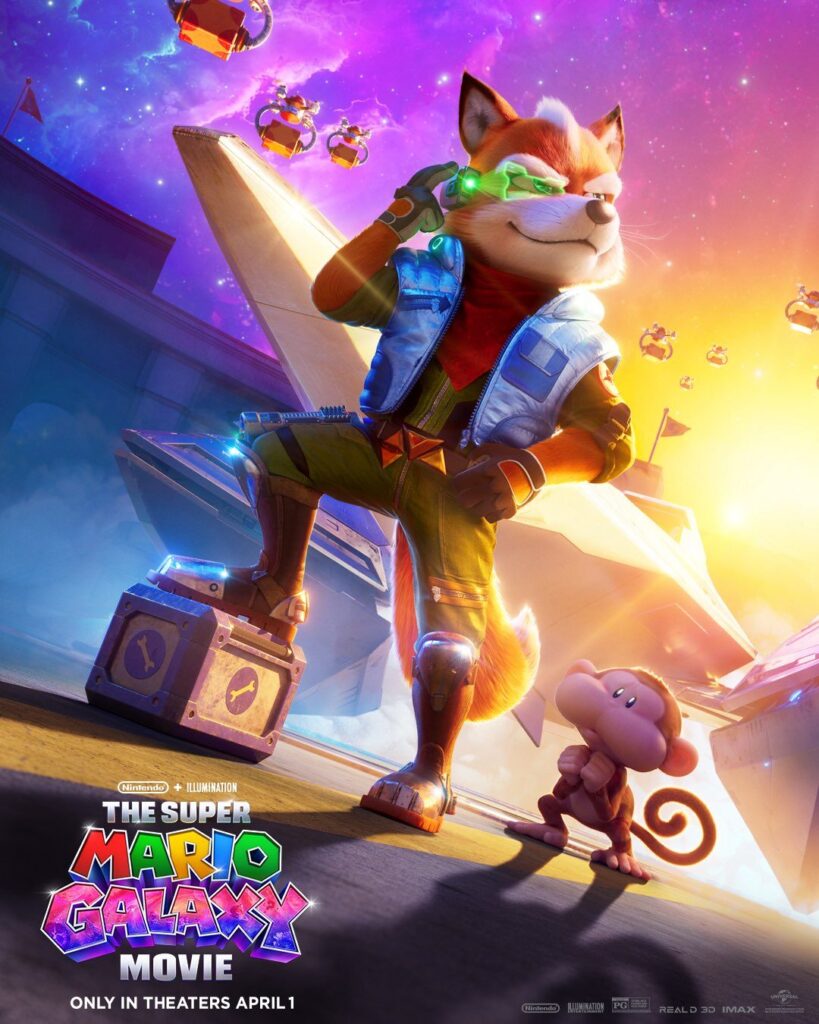 Fox McCloud in the Mario Galaxy Movie