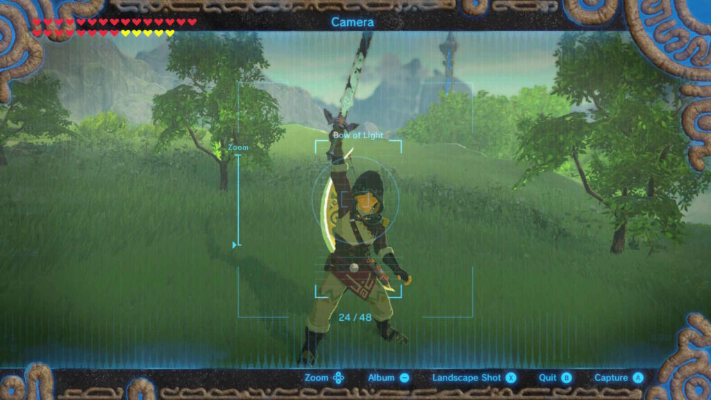 Link Holds Decayed Master Sword