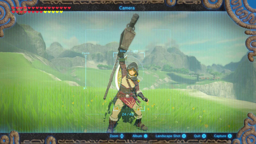 Link Holds Old Man's Lantern