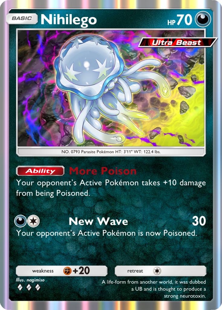 Nihilego card from Extradimensional Crisis