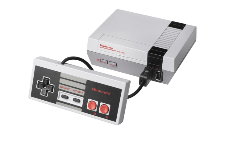 NES Classic with controller