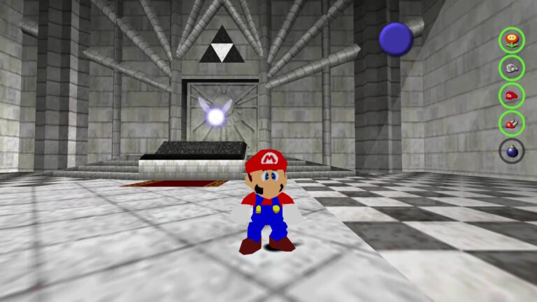 Mario In Ocarina of Time