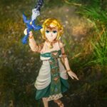 Zelda Figure With Broken Master Sword