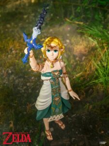Zelda Figure With Broken Master Sword