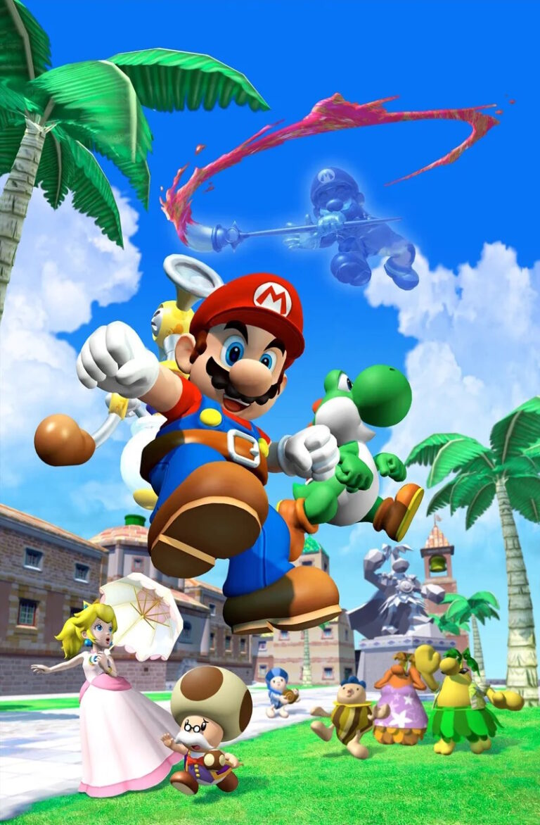 Super Mario Sunshine Promo Art