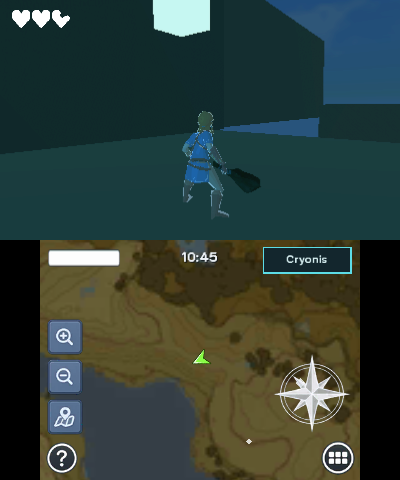 Unfinished Cryonis Shrine from BotW 3DS Port
