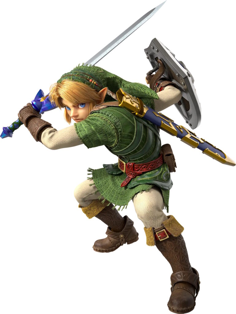 Adult Link ready for combat