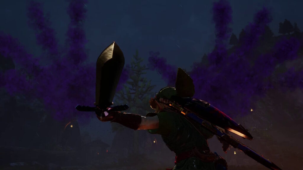 Shadowy Bongo Bongo Hands attack Link