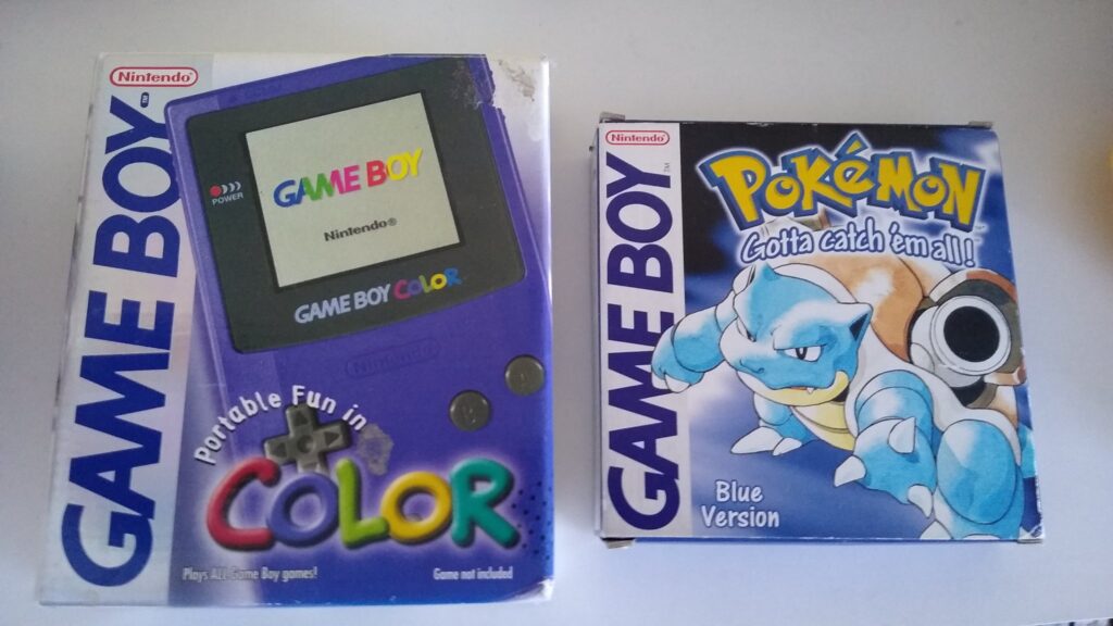 Game Boy Colour Plus Pokemon Blue
