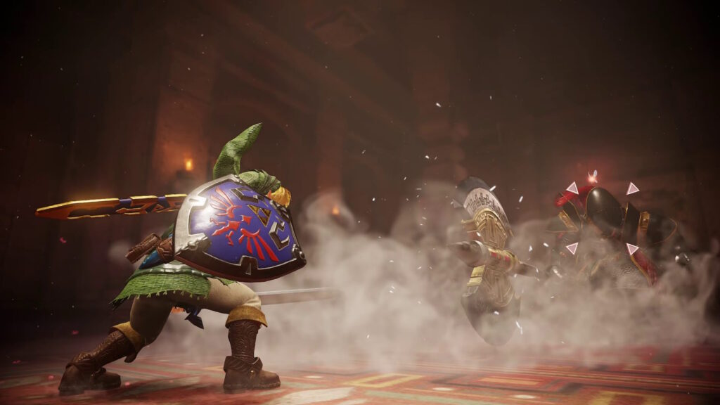 Battling an Iron Knuckle in the Spirit Temple