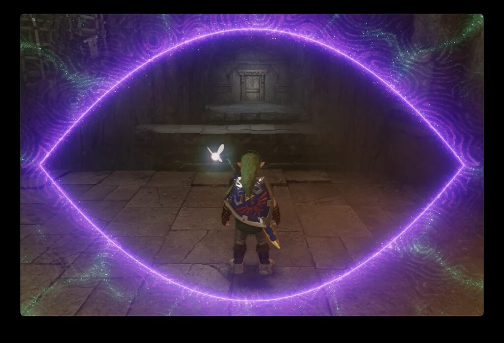 Lens of Truth active in Ocarina of Time remake Switch 2