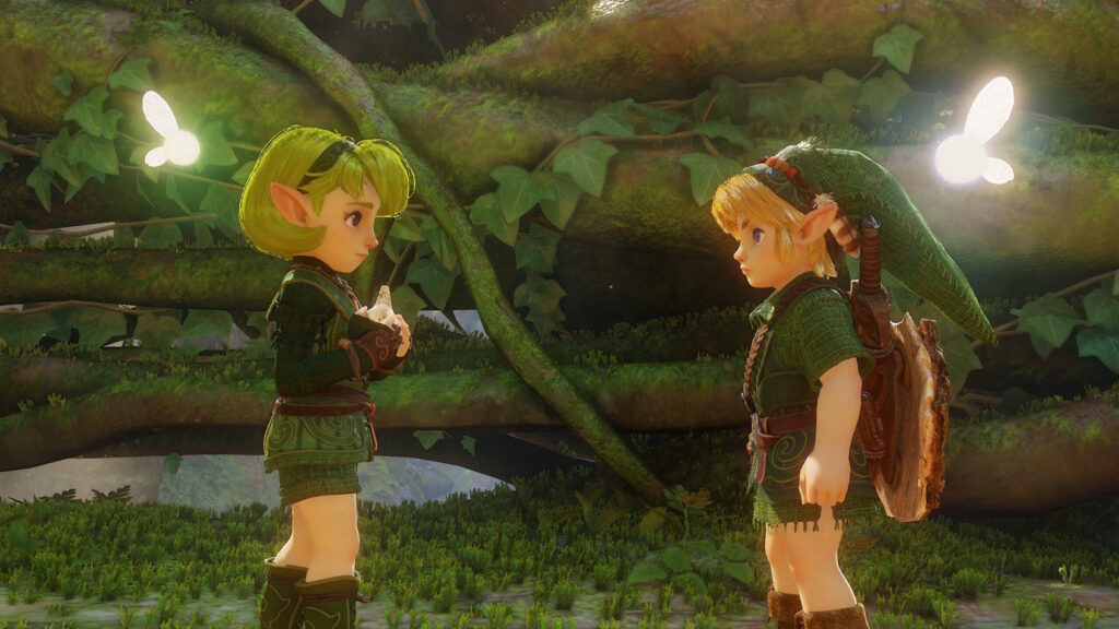 Link Speaks to Saria