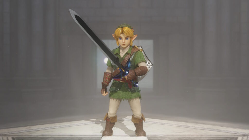 Link Takes Master Sword