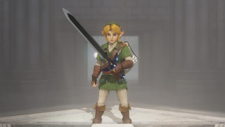 Link Takes Master Sword