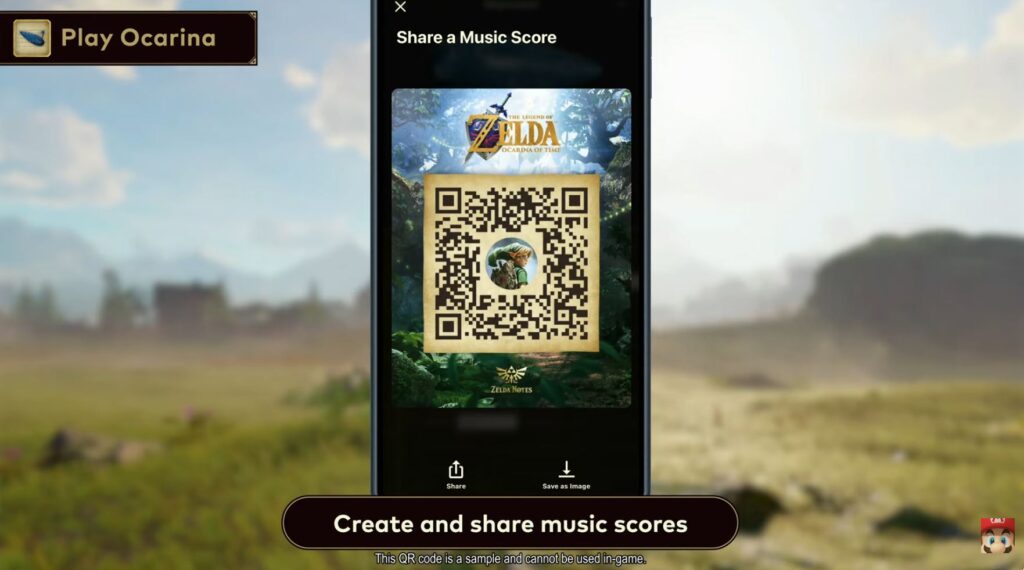 Zelda Notes Music Sharing
