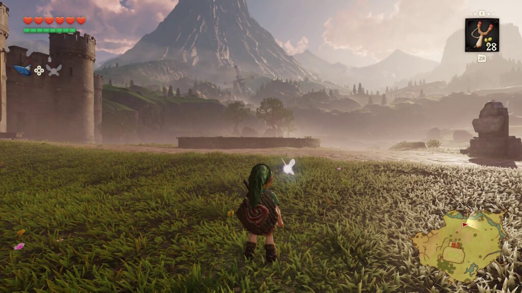 Some more of Hyrule Field with ruins