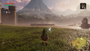 Some more of Hyrule Field with ruins