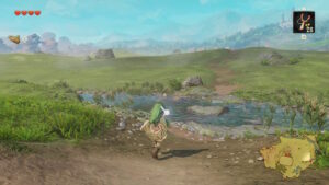 A new river area in Hyrule Field