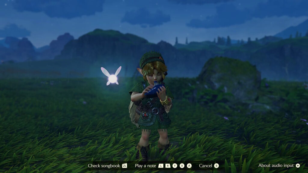 Ocarina Controls in Ocarina of Time Switch 2