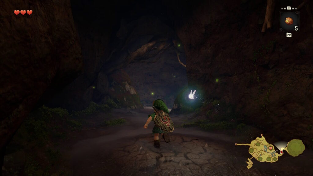 The tunnel leading to the Deku Tree in the OoT remake