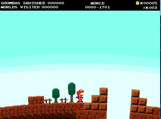 No Mario's Sky Fan Game