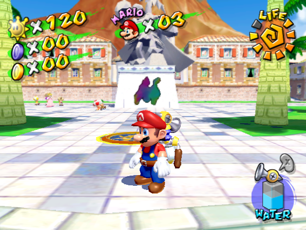Mario Sunshine Multiplayer Camera View