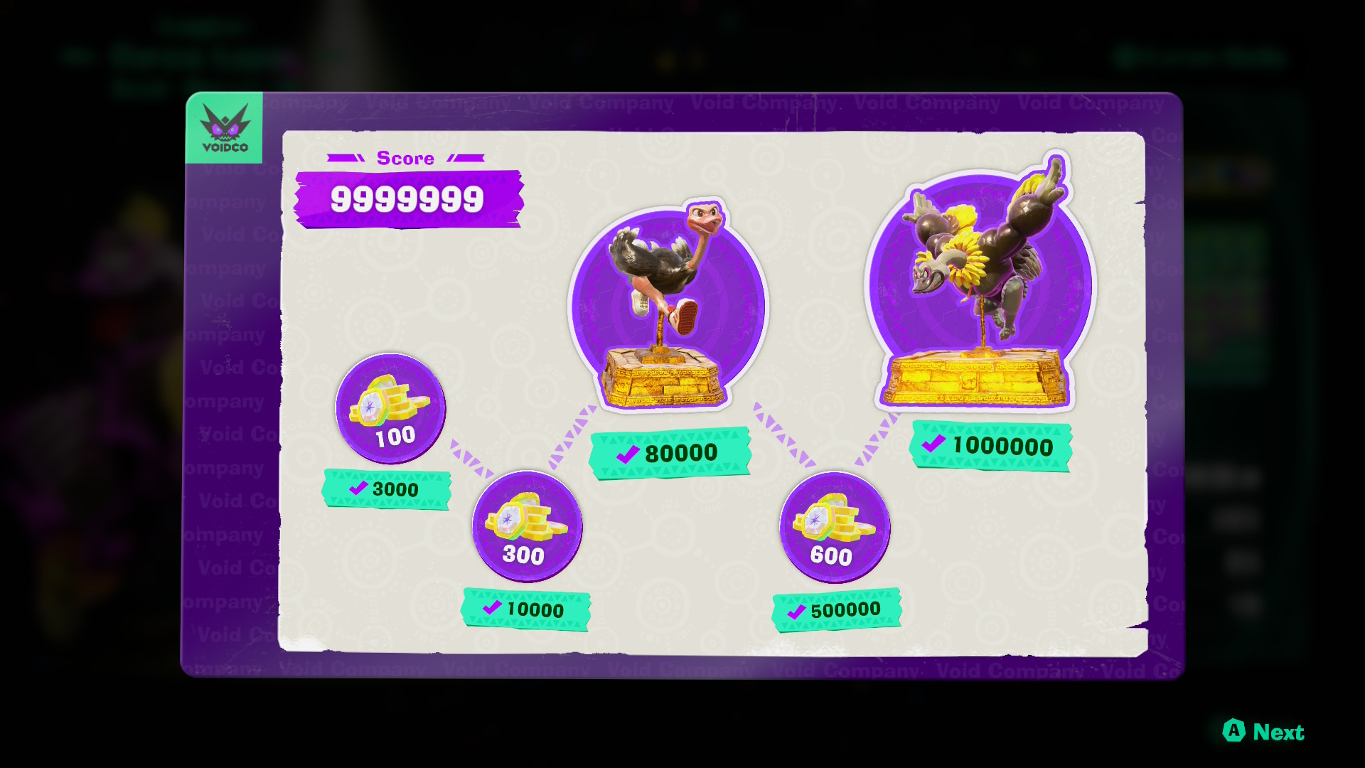 Ostrich Riches Maxed Out Scorecard