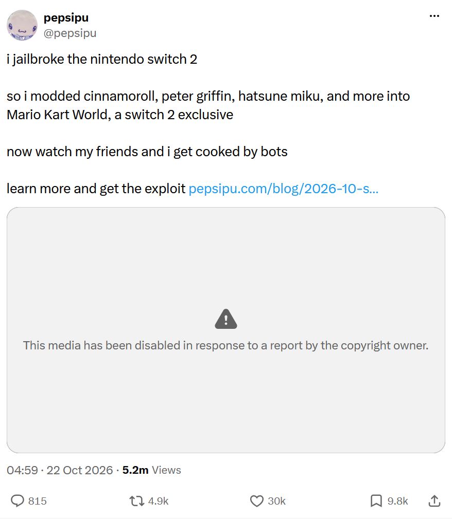 Switch Jail Break Footage Take Down