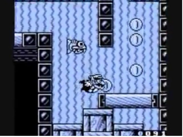 Unused fish enemy in Wario Land II